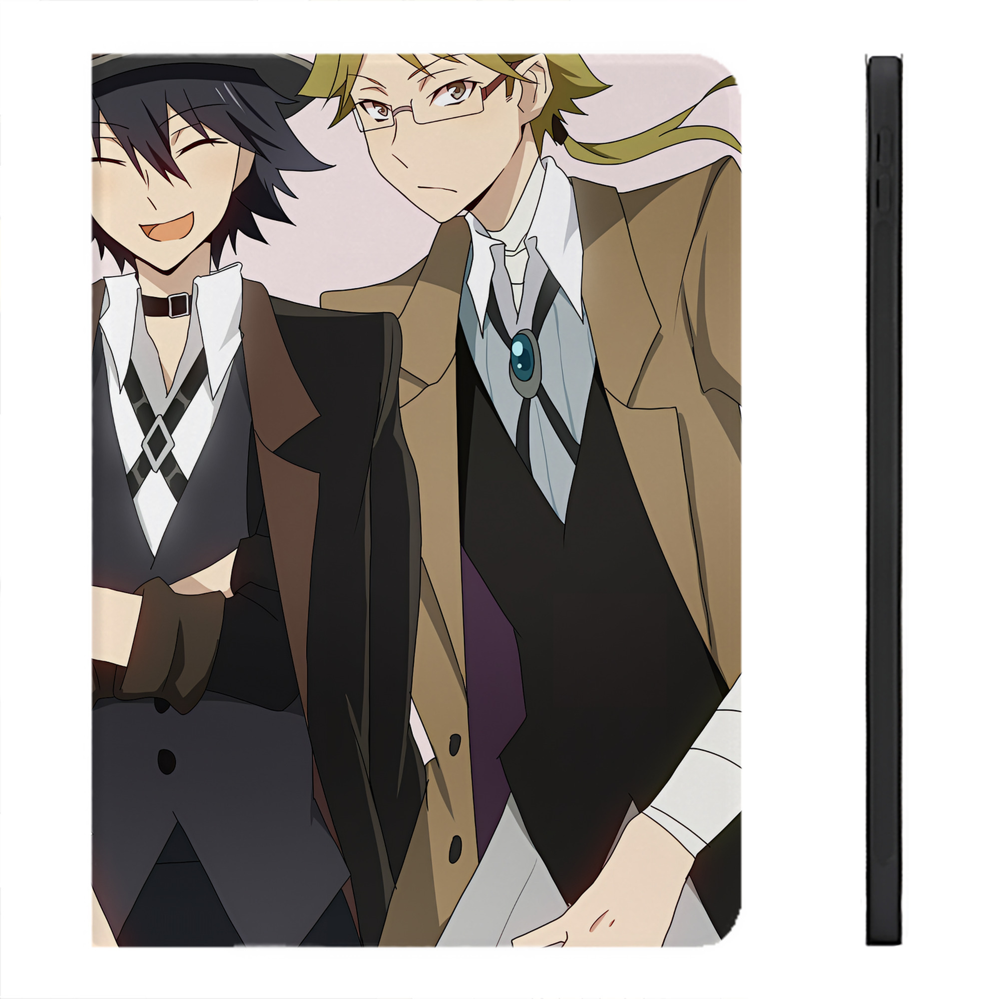 （画像用） 文豪ストレイドッグス Bungo Stray Dogs IPadケース ペンホルダー付き ブックスタイルデザイン